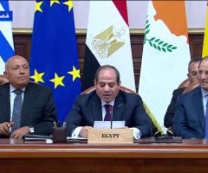 ننشر النص الكامل لكلمة الرئيس السيسي خلال القمة المصرية الأوروبية
