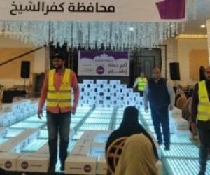 تحت مظلة التحالف الوطني.. توزيع 4 آلاف كرتونة رمضان على الأسر الأولى بالرعاية فى كفر الشيخ