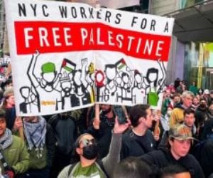 نيويورك: مظاهرات ضخمة للتنديد بالعدوان الإسرائيلي على غزة