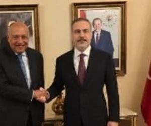 وزير الخارجية يعقد مباحثات مغلقة مع نظيره التركى وجهد لدفع العلاقات بين البلدين