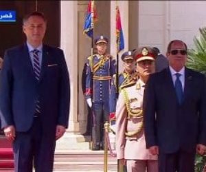  الرئيس السيسي: مصر تحملت مسئوليتها كدولة راعية للسلام في العالم من خلال مشاركتها بعملية حفظ وبناء سلام البوسنة والهرسك