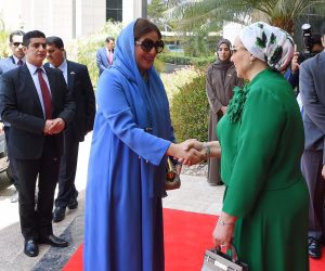 السيدة انتصار السيسى تنشر صورًا من زيارتها وحرم سلطان عمان للعاصمة الإدارية: صرح عظيم لبناء مستقبل واعد للأجيال القادمة