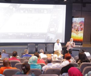 وزيرة التضامن تشهد عرض المدرسة العربية للسينما والتليفزيون فيلم «نور عيني»