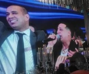 محمود الليثى ورضا البحراوى يتألقان فى حفل زفاف ابنة مصطفى كامل