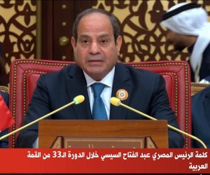 الرئيس السيسي: مصر تنخرط مع الأشقاء في محاولات جادة لإنقاذ المنطقة من السقوط في هاوية عميقة