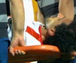 إصابة أحمد حمدى فى مباراة الزمالك ونهضة بركان بنهائى الكونفدرالية