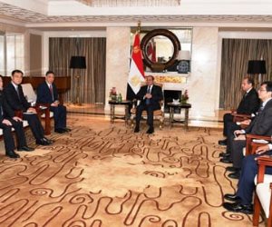 الرئيس السيسى يستعرض مع رئيس «سيسك» الصينية تطور قطاع البنية التحتية في مصر