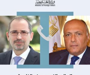 وزيرا خارجية مصر والأردن يبحثان الاستعدادات الجارية لمؤتمر الاستجابة الإنسانية الطارئة لغزة