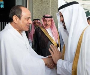 الرئيس السيسى يصل إلى مطار الملك عبدالعزيز الدولى لأداء مناسك الحج