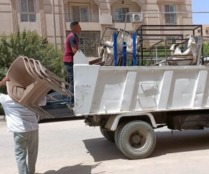محافظة الجيزة: رفع 2300 حالة تعد وإشغالات للمقاهي والمحال التجارية بحدائق الأهرام