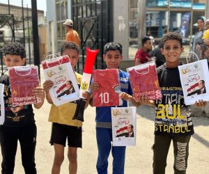  التحالف الوطني يوزع هدايا تذكارية على الأطفال في المحافظات احتفالا بذكرى ثورة 30 يونيو
