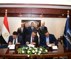 توقيع عقد بين شركة انتيبوليوشن إيجيبت" والشركة المصرية للتوريدات لإدارة المخلفات وتأدية الخدمات بالمدخل الشمالي لقناة السويس 