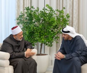 الرئيس الإماراتي يستقبل شيخ الأزهر ويبحثان تأصيل الحوار الحضاري والتَّعايش بين الثقافات