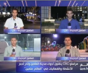 فلسطين حاضرة بمهرجان العلمين.. مراسلو "CBC": 60% من أرباحه لدعم الشعب الفلسطيني