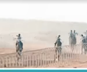 متعة التحدى مستمرة فى سباق الهجن بمهرجان العلمين الجديدة.. فيديو