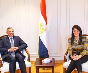 وزيرة التخطيط والتعاون الدولى تلتقي الرئيس التنفيذى لوكالة الفضاء المصرية