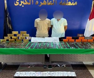 ضبط 5 أشخاص لحيازتهم كميات من المواد المخدرة بقصد الإتجار قيمتها 4 ملايين جنيه