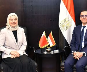 وزير الاستثمار  يستقبل سفيرة البحرين بالقاهرة لبحث سبل تعزيز العلاقات الاقتصادية المشتركة بين البلدين