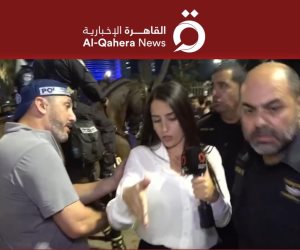 الاحتلال الاسرائيلي يحاول منع القاهرة الإخبارية من تغطية احتجاجات تل أبيب.. فيديو