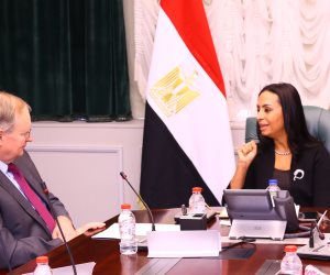 وزيرة التضامن  تستقبل سفير الاتحاد الأوروبي لدى مصر.. ويبحثان تعزيز سبل التعاون في عدد من مجالات العمل المشتركة