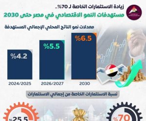 زيادة مستهدفة في الاستثمارات الخاصة لـ70% بحلول 2030.. رئيس الوزراء يعد بإتاحة مزيد من المحفزات لمختلف القطاعات الاستثمارية