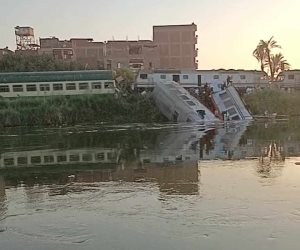 الصحة: الدفع بـ23 سيارة إسعاف لموقع حادث قطار المنيا ورفع درجة التأهب الطبي