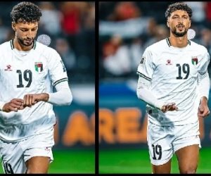 حساب كأس العالم يحتفى بنجم الأهلي وسام أبو على هداف منتخب فلسطين