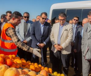 وزير الزراعة ونظيره الأردنى يتفقدان مشروعات جهاز مستقبل مصر للتنمية المستدامة