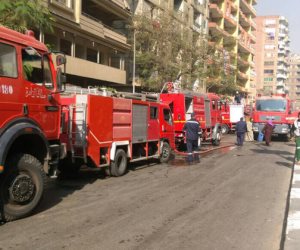 حريق مطعم كرم الشام بفيصل.. انتداب المعمل الجنائى لمعاينة موقع الحادث