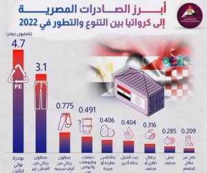 1992 بدء العلاقات الدبلوماسية بين البلدين.. مصر تتطلع لإنشاء خط رورو مع كرواتيا يماثل المنشأ مع إيطاليا