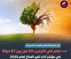 120 مليار دولار سنويا مساهمات متوقعة من بنوك للدول منخفضة ومتوسطة الدخل.. مصر الـ20 بين 67 دولةً بمؤشر أداء تغير المناخ لعام 2025