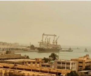 البحر الأحمر: إغلاق ميناء نويبع البحرى بسبب العاصفة الترابية