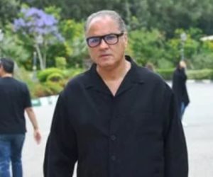 محمد السعدي وأشرف زكي وإلهام شاهين ولميس الحديدي بجنازة وليد مصطفى
