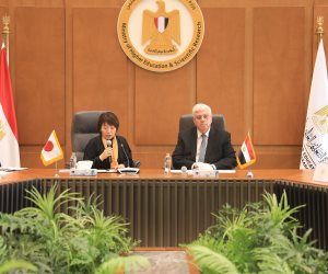 وزير التعليم العالي يبحث سبل التعاون مع وزيرة التعليم والثقافة اليابانية