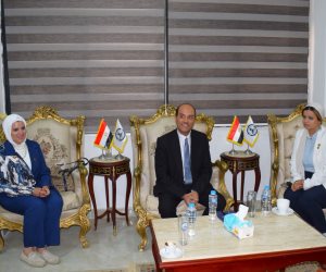 جامعة العريش تستقبل وفداً من الهيئة العامة للاعتماد و الرقابة الصحية تمهيدًا لتطبيق التأمين الصحي الشامل 