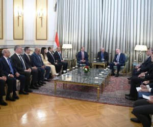 كلمة الرئيس السيسى بالمؤتمر الصحفى المشترك مع رئيس وزراء اليونان