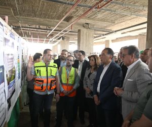 رئيس الوزراء يتفقد مشروع إنشاء مستشفى أورام طنطا الجديد 