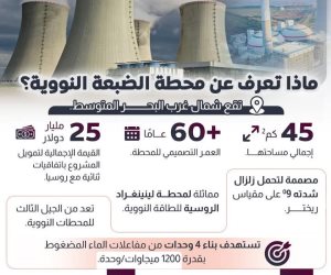 25 مليار دولار لتمويل «الضبعة النووية» باتفاقيات ثنائية.. سفارة روسيا بالقاهرة: نرحب ترحيباً حاراً بوصول الرئيس السيسي للمشاركة في عيد النصر