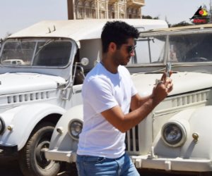النجم العالمى مينا مسعود يزور مدينة الإنتاج الإعلامى ويشيد بإمكانياتها