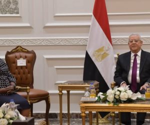  رئيس مجلس النواب يستقبل  النائبة الأولى لرئيس الجمعية الوطنية في زامبيا