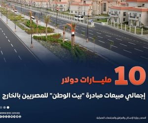 2974 قطعة أرض في 13 مدينةً جديدةً بالمرحلة العاشرة.. 10 مليارات جنيه إجمالي مبيعات مبادرة «بيت الوطن» للمصريين بالخارج
