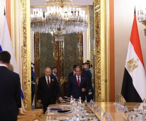 بوتين: مصر أهم شريك تجارى لروسيا فى أفريقيا