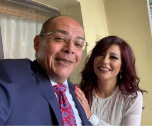 وصول جثمان زوجة محمد مصطفى شردى لمسجد الشرطة