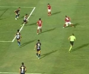 الأهلي يتقدم على سيراميكا بهدف بن شرقي في الشوط الأول