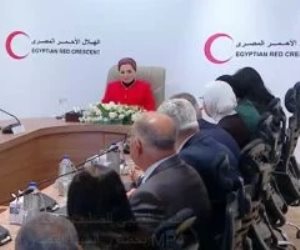 اليوم العالمى للصليب الأحمر والهلال الأحمر بحضور السيدة انتصار السيسى.. فيديو