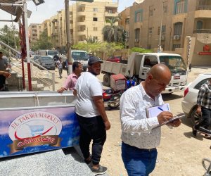 محافظة الجيزة تشن حملة موسعة لضبط المخالفات بحدائق الأهرام