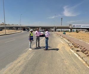 بدء أعمال تطوير شارع التسعين الشمالي بالقاهرة الجديدة