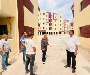 مسئولو "الإسكان" يتفقدون أعمال التطوير بمنطقة أرض مطار إمبابة
