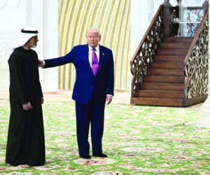 فى اخر محطاته الخليجية.. الرئيس الأمريكى دونالد ترامب يزور جامع الشيخ زايد الكبير