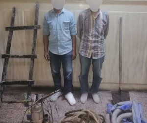 ضبط شخصين بالقاهرة لقيامهما بأعمال الحفر والتنقيب غير المشروع عن الآثار